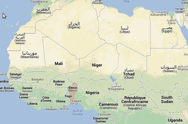 le Bénin. Sur la côte Ouest-Africaine