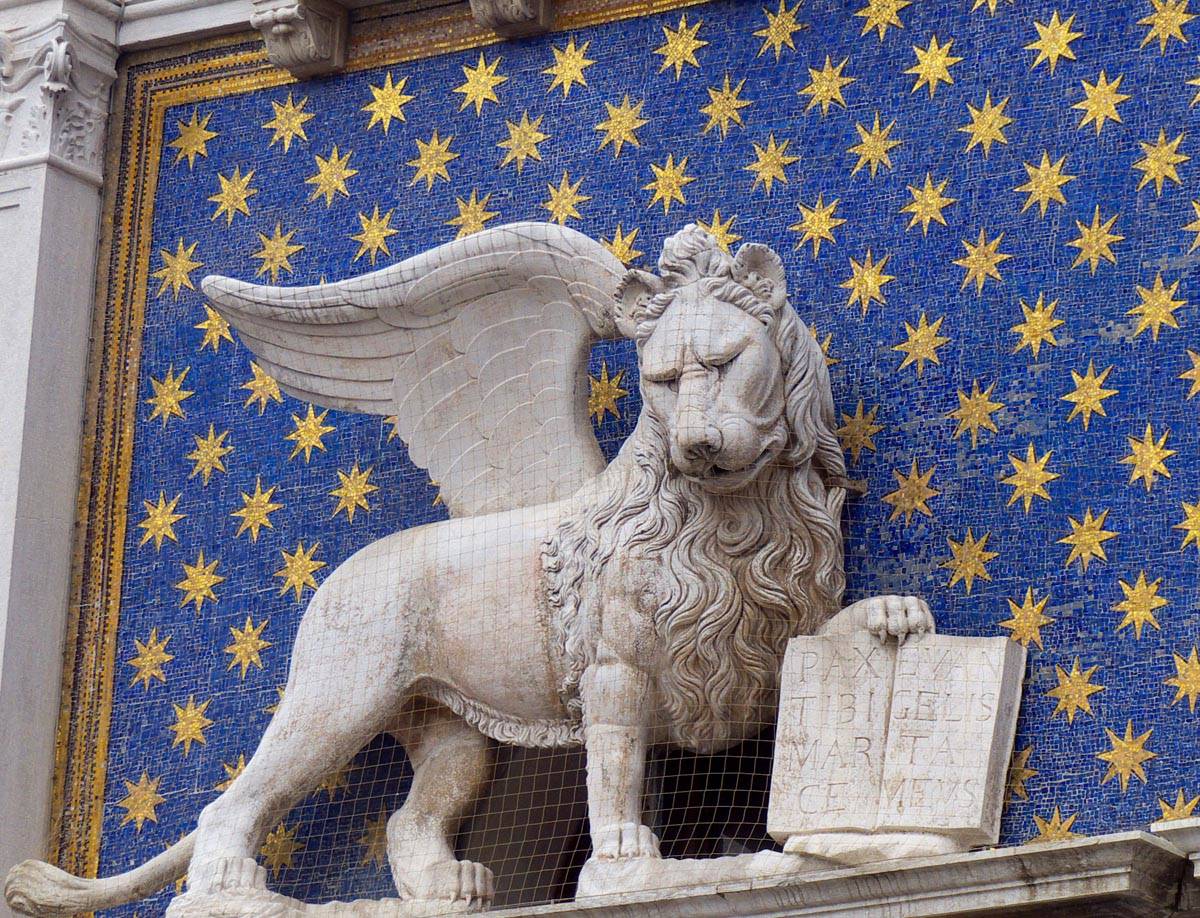 Le lion ailé, emblème de Venise