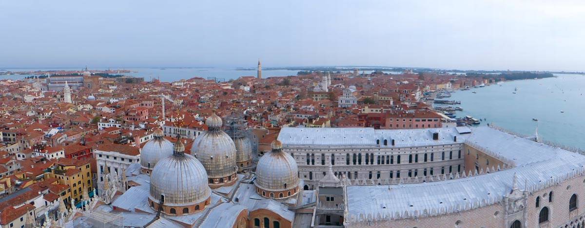Vue sur Venise depuis le campanile de San Marco