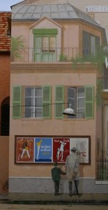 Street Art cinéma dans les ruees de Cannes